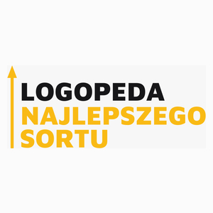 Logopeda Najlepszego Sortu - Poduszka Biała