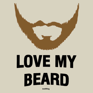 Love My Beard - Torba Na Zakupy Natural