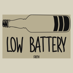 Low Battery Wódka - Torba Na Zakupy Natural