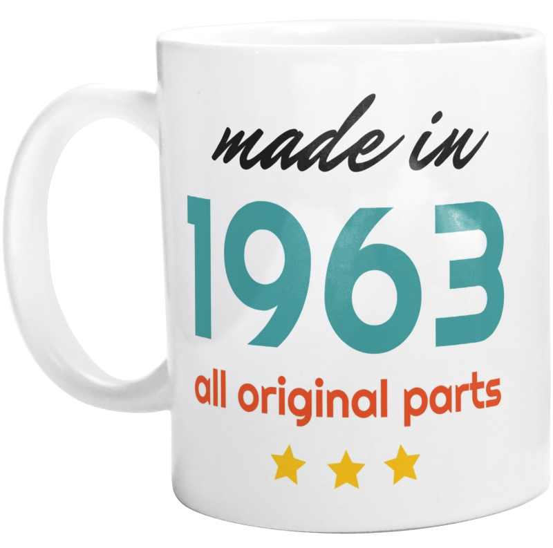 Made In 1963 All Original Parts - Kubek Biały