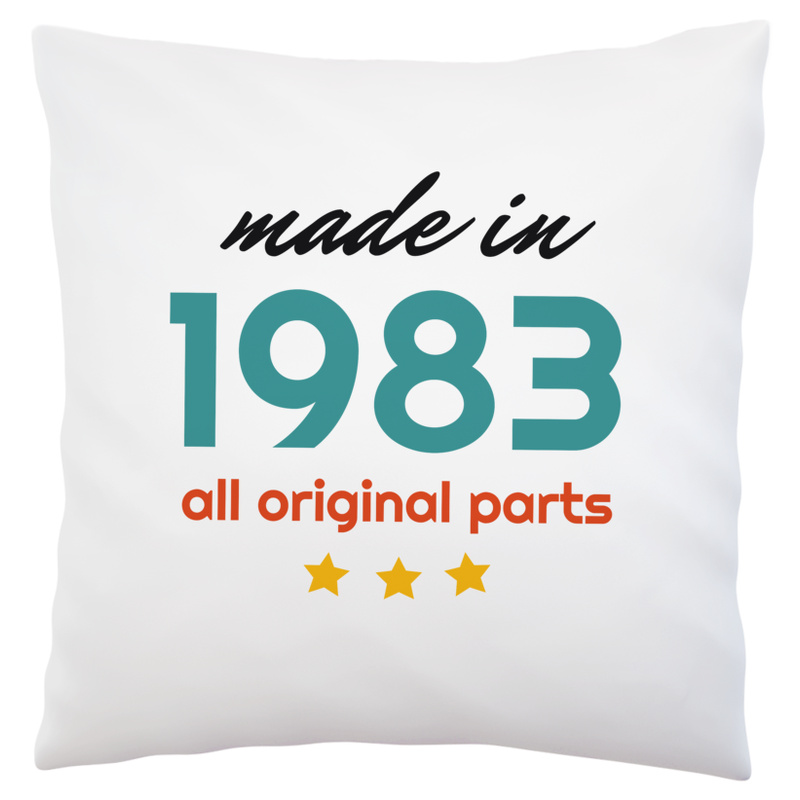 Made In 1983 All Original Parts - Poduszka Biała
