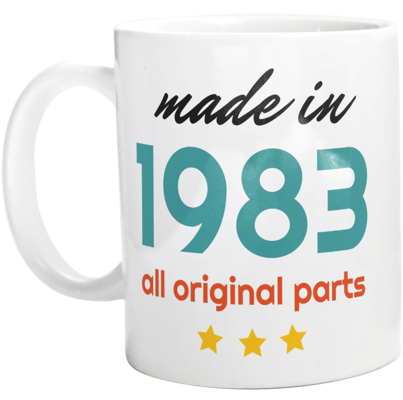 Made In 1983 All Original Parts - Kubek Biały