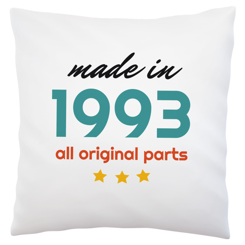 Made In 1993 All Original Parts - Poduszka Biała