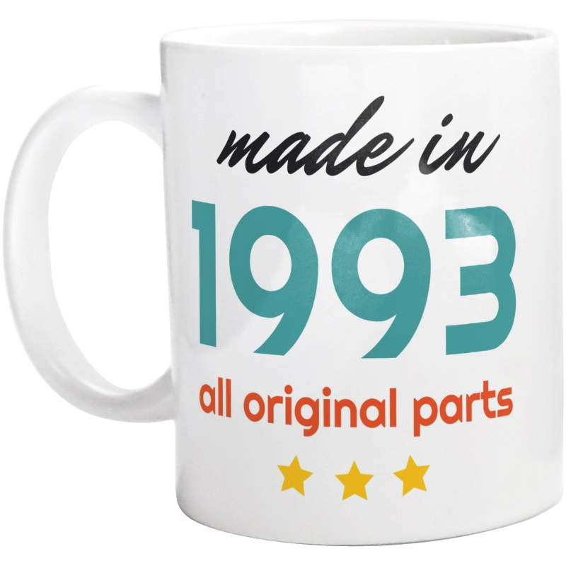 Made In 1993 All Original Parts - Kubek Biały