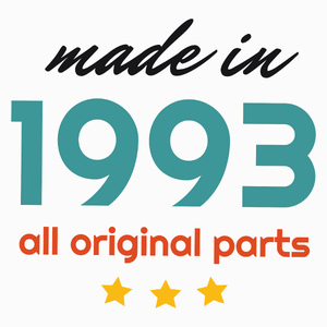 Made In 1993 All Original Parts - Poduszka Biała