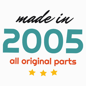 Made In 2005 All Original Parts - Poduszka Biała