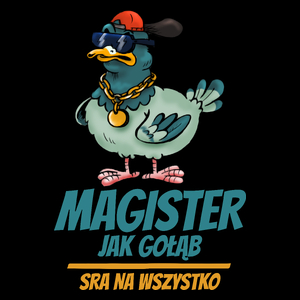 Magister Jak Gołąb - Torba Na Zakupy Czarna