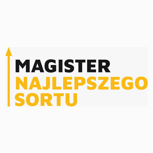 Magister Najlepszego Sortu - Poduszka Biała