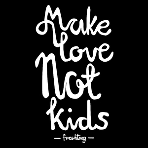 Make Love Not Kids - Torba Na Zakupy Czarna