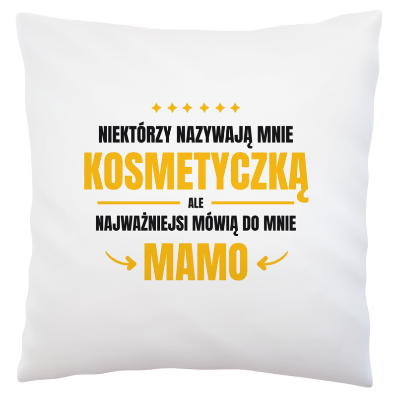 Mama Kosmetyczka - Poduszka Biała