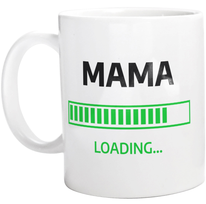 Mama Loading - Kubek Biały