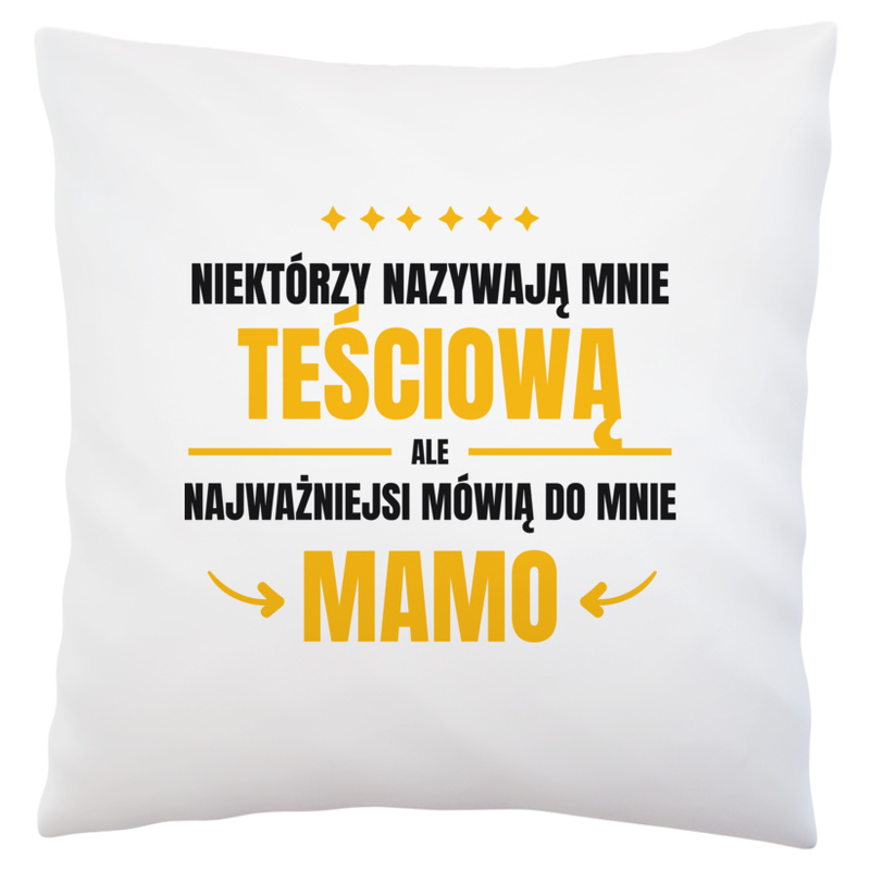 Mama Teściowa - Poduszka Biała