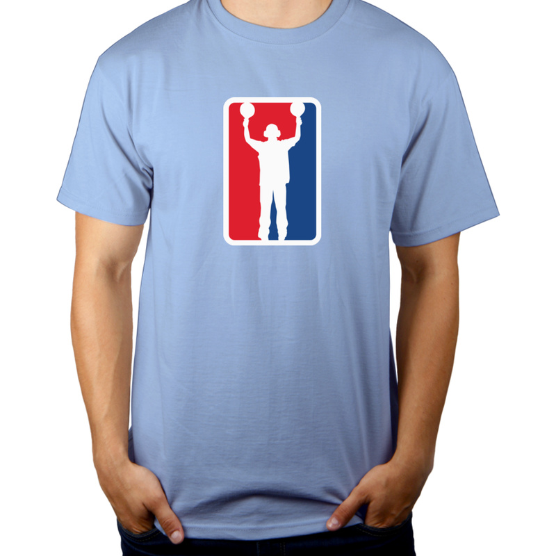 Marshaller NBA - Męska Koszulka Błękitna