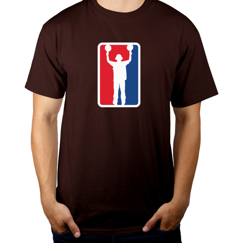 Marshaller NBA - Męska Koszulka Czekoladowa