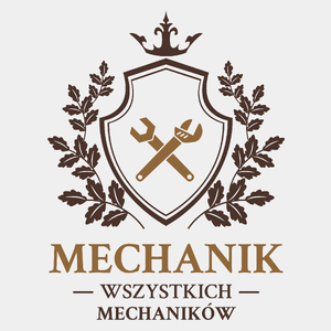 Mechanik Wszystkich Mechaników - Męska Koszulka Biała
