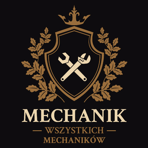 Mechanik Wszystkich Mechaników - Męska Koszulka Czarna