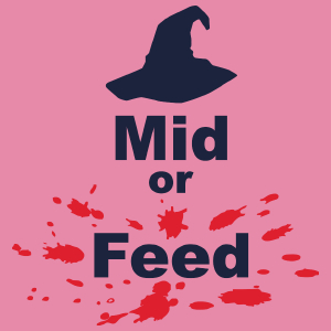 Mid Or Feed Lol - Damska Koszulka Różowa