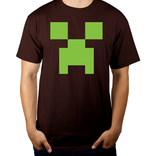 Minecraft - Męska Koszulka Czekoladowa