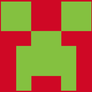 Minecraft - Męska Koszulka Czerwona