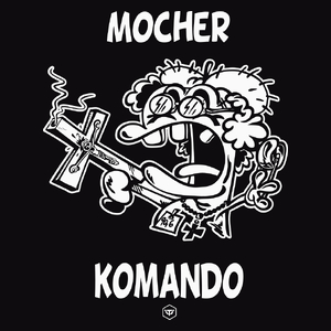Mocher Komando - Męska Bluza z kapturem Czarna