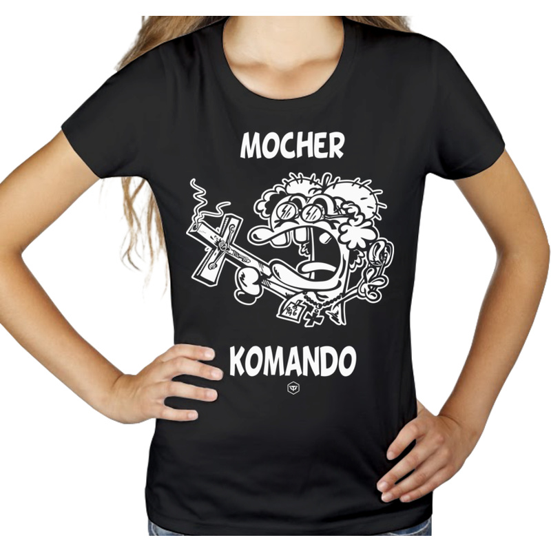 Mocher Komando - Damska Koszulka Czarna
