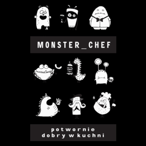 Monster Chef - Torba Na Zakupy Czarna