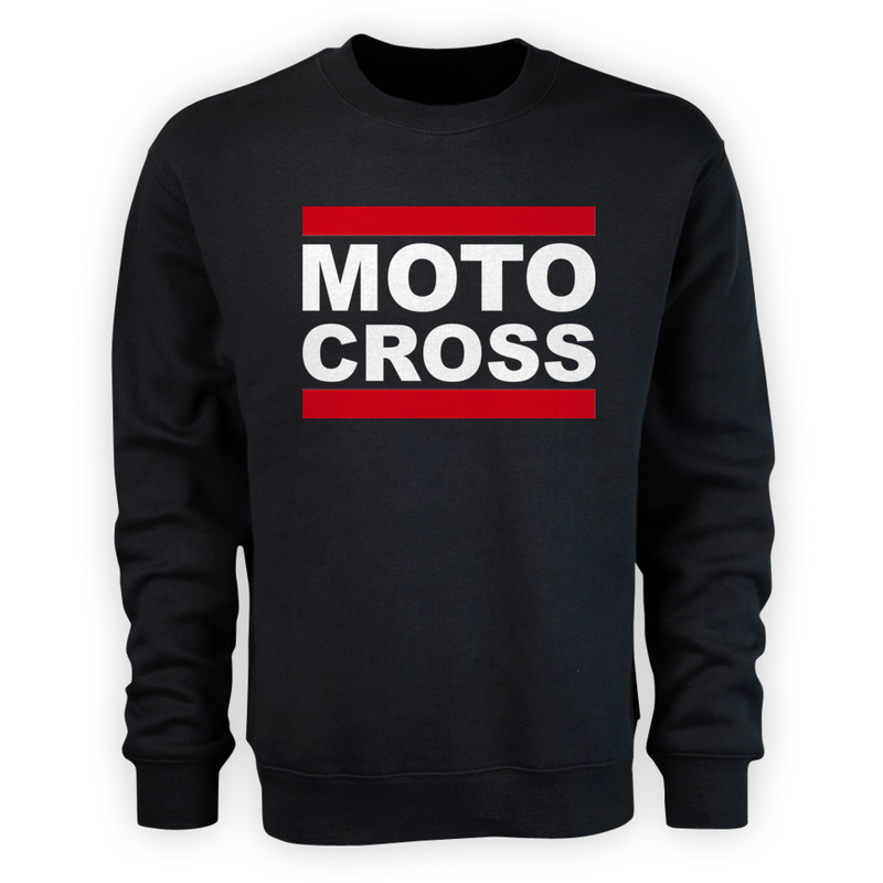 Moto Cross - Męska Bluza Czarna