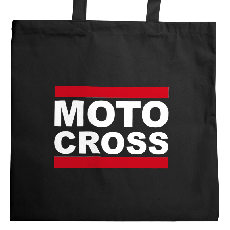 Moto Cross - Torba Na Zakupy Czarna