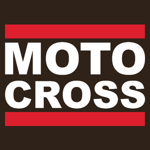 Moto Cross - Męska Koszulka Czekoladowa