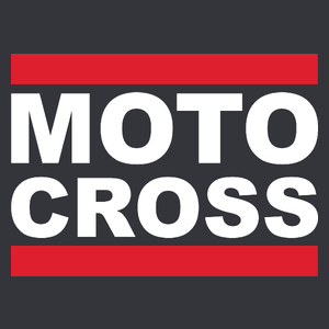 Moto Cross - Męska Koszulka Szara