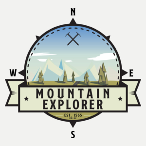 Mountain Explorer - Miłośnik gór - Damska Koszulka Biała