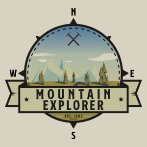 Mountain Explorer - Miłośnik gór - Torba Na Zakupy Natural