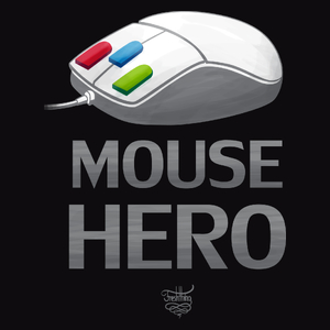 Mouse Hero - Męska Bluza Czarna