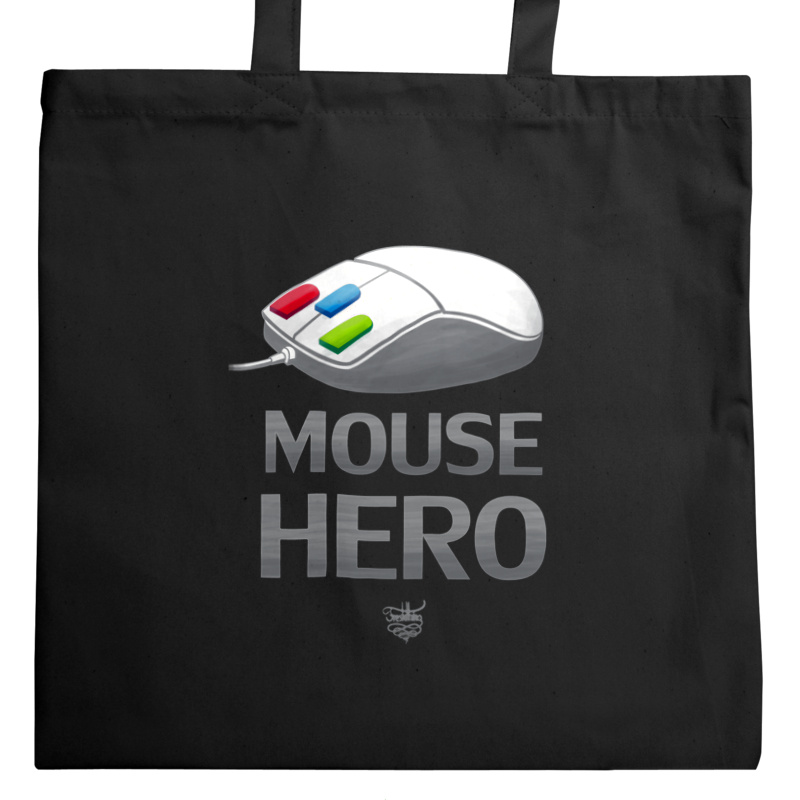 Mouse Hero - Torba Na Zakupy Czarna