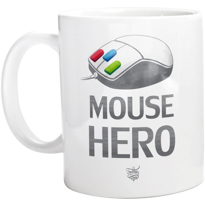 Mouse Hero - Kubek Biały