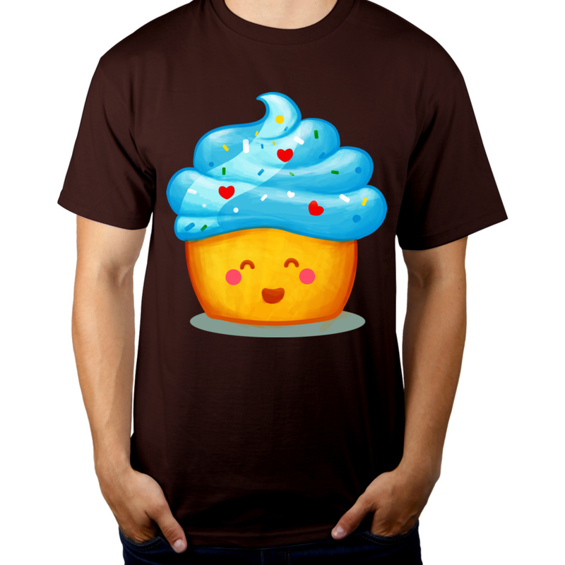 Muffinka - Męska Koszulka Czekoladowa