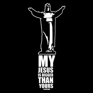My Jesus Is Bigger Than Yours - Torba Na Zakupy Czarna