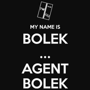 My Name Is Bolek - Agent Bolek - Męska Koszulka Czarna