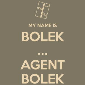 My Name Is Bolek - Agent Bolek - Męska Koszulka Khaki