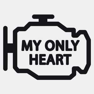 My Only Heart - Męska Koszulka Biała
