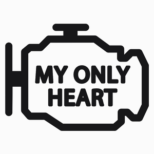 My Only Heart - Poduszka Biała