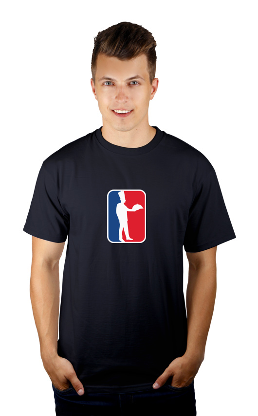NBA Chef - Męska Koszulka Ciemnogranatowa