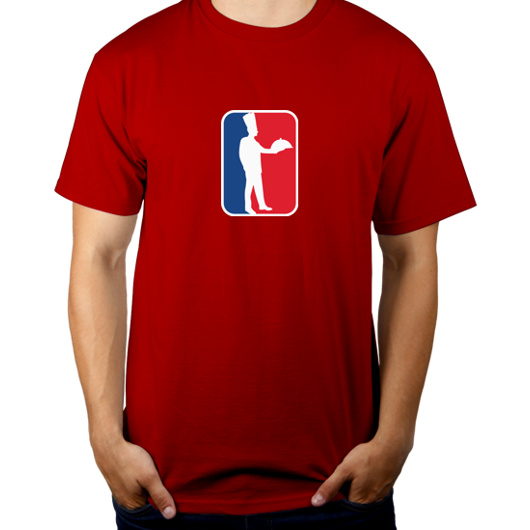 NBA Chef - Męska Koszulka Czerwona