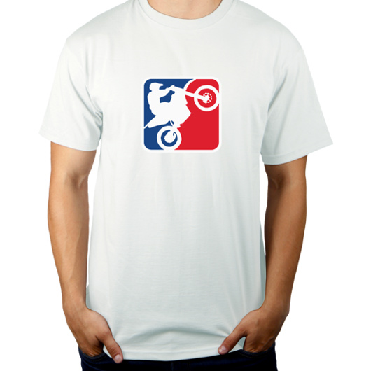 NBA Motocross - Męska Koszulka Biała