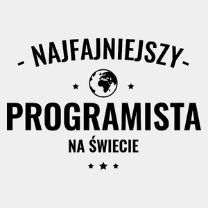 Najfajniejszy Programista Na Świecie - Męska Koszulka Biała