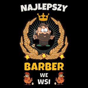Najlepszy Barber We Wsi - Torba Na Zakupy Czarna