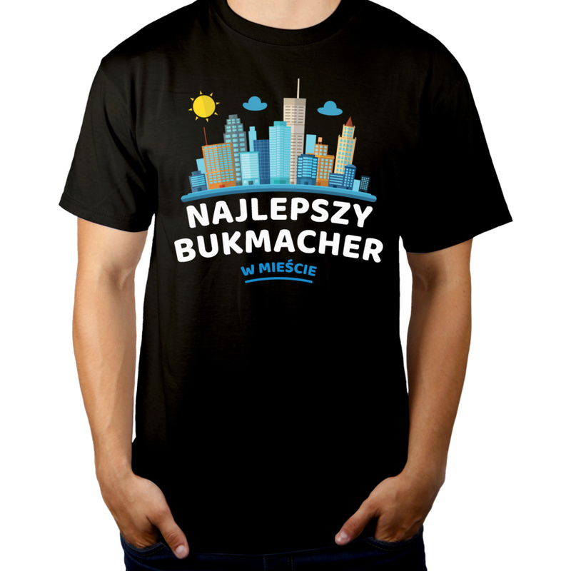 Najlepszy Bukmacher W Mieście - Męska Koszulka Czarna
