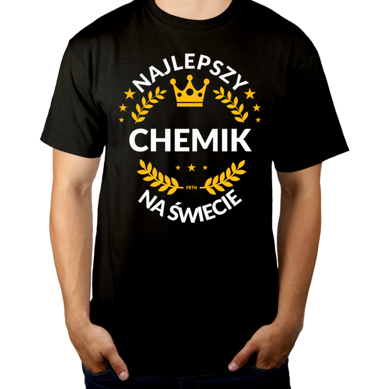 Najlepszy Chemik Na Świecie - Męska Koszulka Czarna