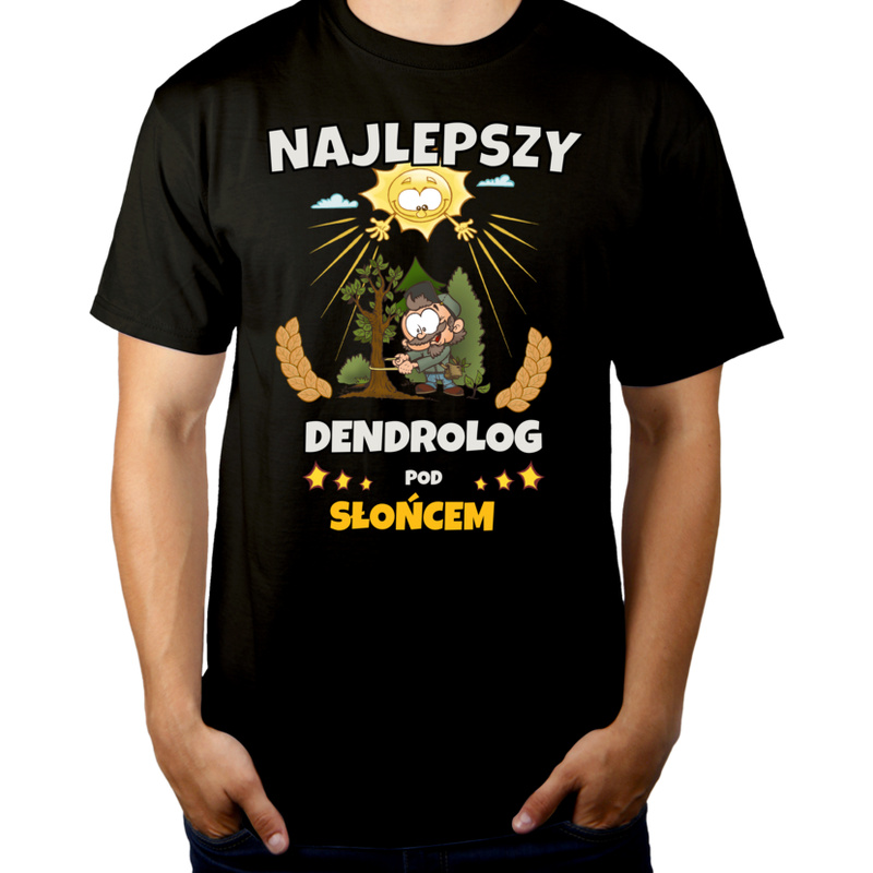 Najlepszy Dendrolog Pod Słońcem - Męska Koszulka Czarna