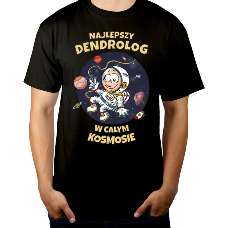 Najlepszy Dendrolog W Całym Kosmosie - Męska Koszulka Czarna